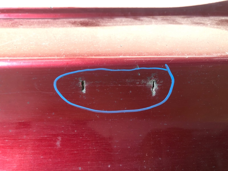 Бампер задний FUSION 14- 2016 CD4 C25HDEX