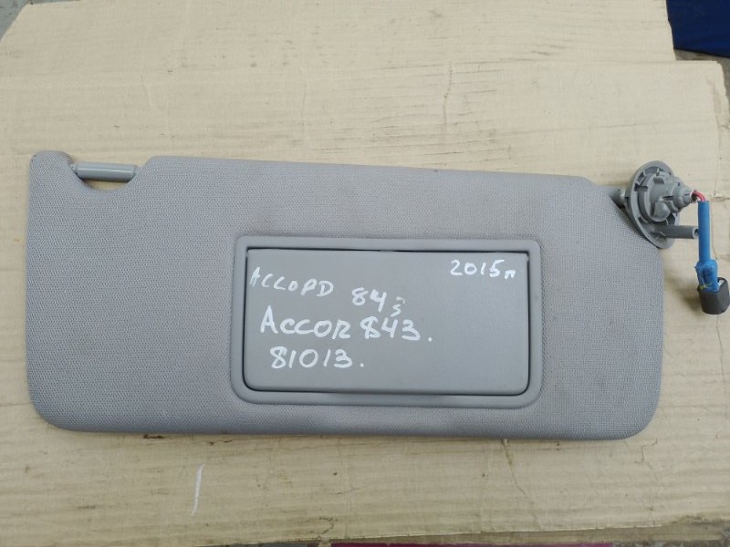 Козырек солнцезащитный HONDA ACCORD CR 13-18 2015 Седан 2.4 83230-T2F-A52ZA Б/У