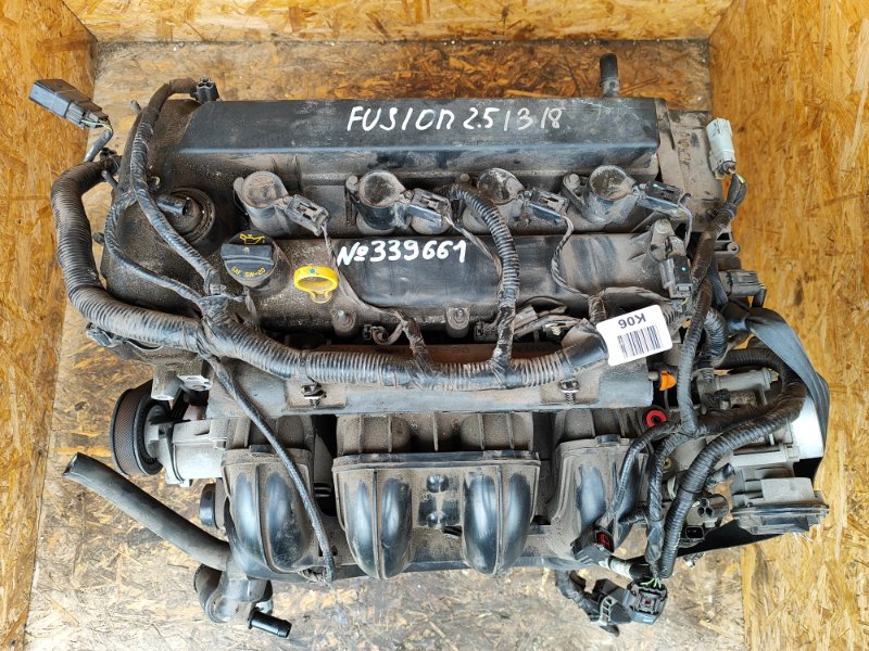 Запчасть двигатель бензин FORD FUSION 14- 2.5 DS7Z-6007-E Б/У Двигатель бензин FORD FUSION 14- 2.5 DS7Z-6007-E Б/У