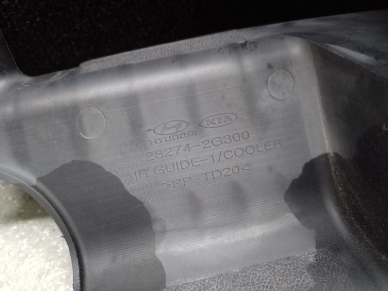 Дефлектор радиатора левый HYUNDAI SANTA FE (DM) 12-18 2.0 G4KH