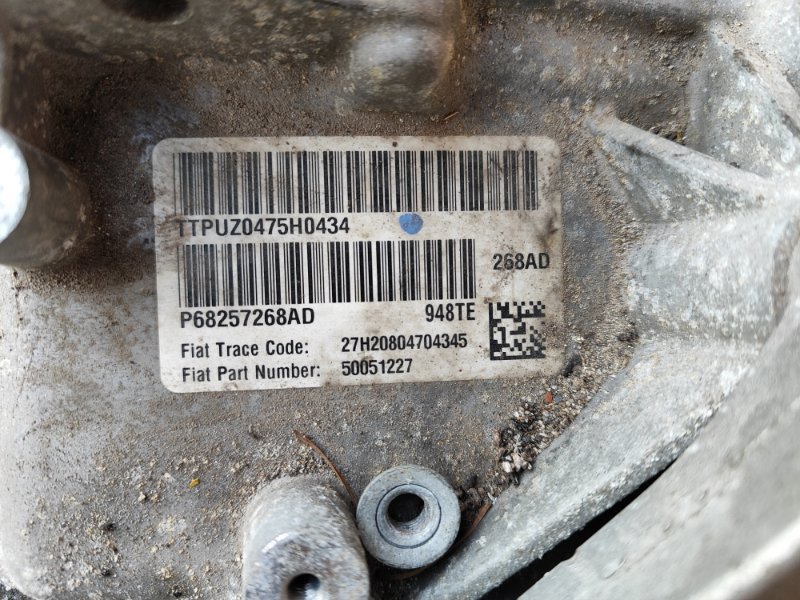 АКПП RENEGADE (BU) 14- 2015 2.4 ED6 АКПП RENEGADE (BU) 14- 2015 2.4 ED6