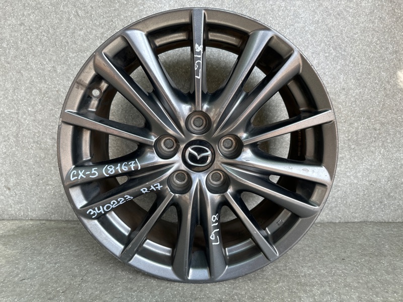 Диск R17 MAZDA CX-5 (KF) 16-21 2018 2.5L 9965-A1-7070 Б/У