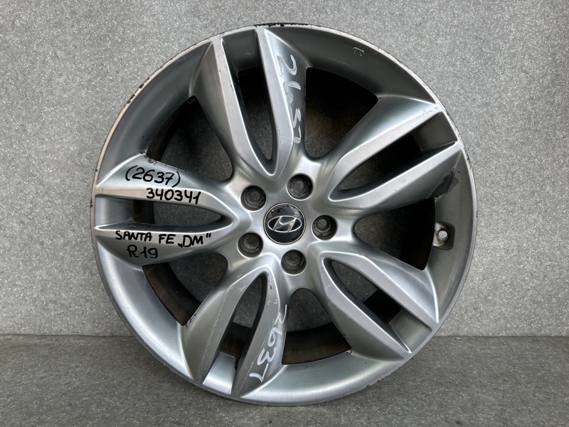 Диск R19 HYUNDAI SANTA FE (DM) 12-18 2013 2.0 G4KH 52910-4Z195 Б/У
