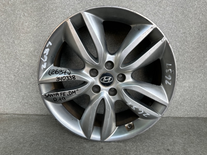 Диск R19 HYUNDAI SANTA FE (DM) 12-18 2013 2.0 G4KH 52910-4Z195 Б/У