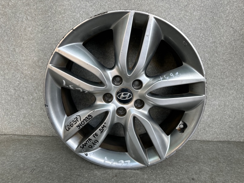 Диск R19 HYUNDAI SANTA FE (DM) 12-18 2013 2.0 G4KH 52910-4Z195 Б/У