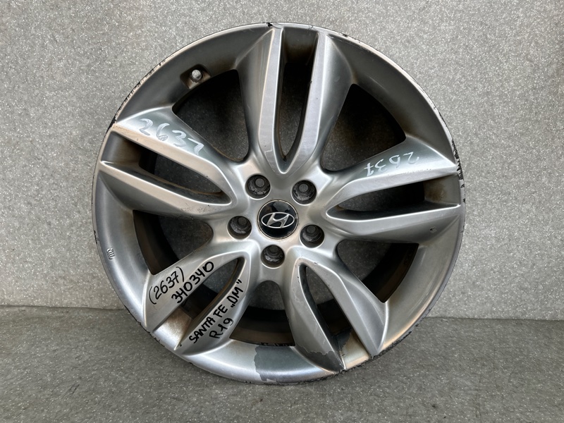 Диск R19 HYUNDAI SANTA FE (DM) 12-18 2013 2.0 G4KH 52910-4Z195 Б/У