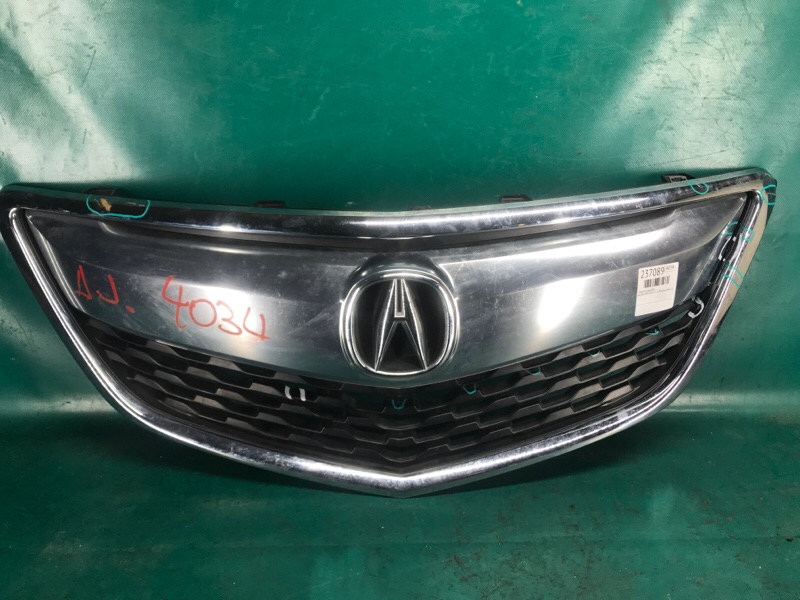 Решетка радиатора ACURA MDX (YD3) 13-21 2014 Внедорожник 3.5 J35Y5 75101-TZ5-A03 Б/У