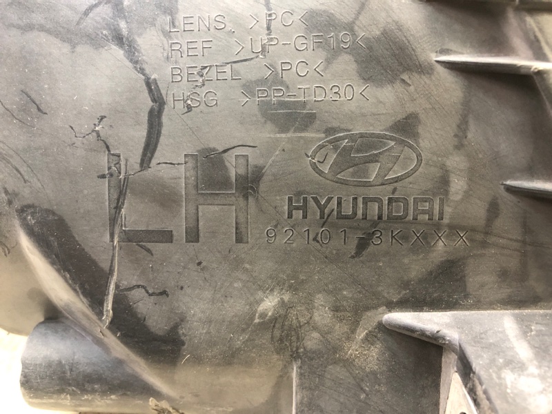 Фара левая SONATA NF 04-10