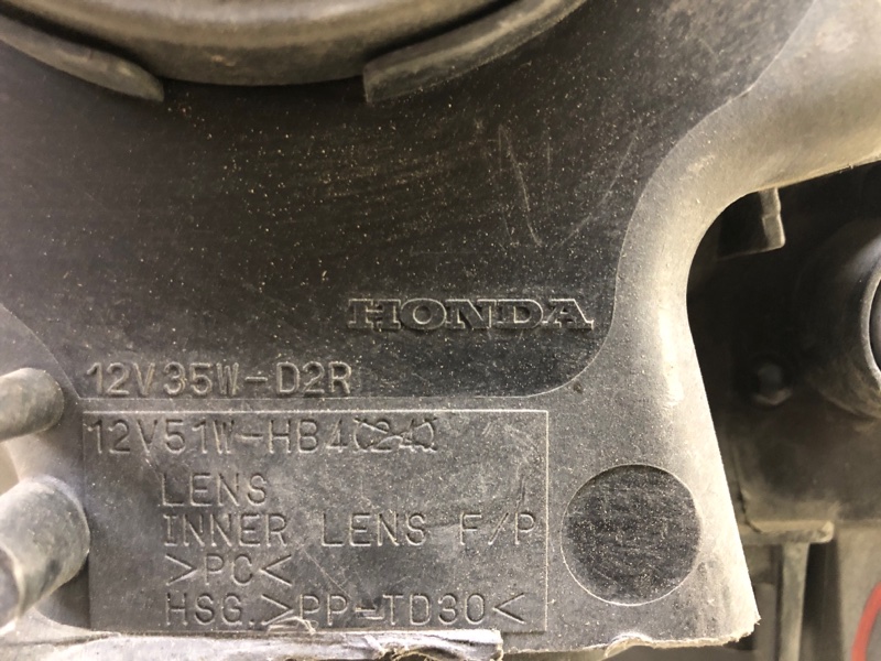 Фара левая ODYSSEY 05-10