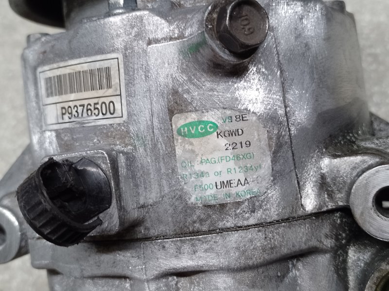 Компрессор кондиционера SORENTO UM 14- 2015 2.4 G4KJ Компрессор кондиционера SORENTO UM 14- 2015 2.4 G4KJ