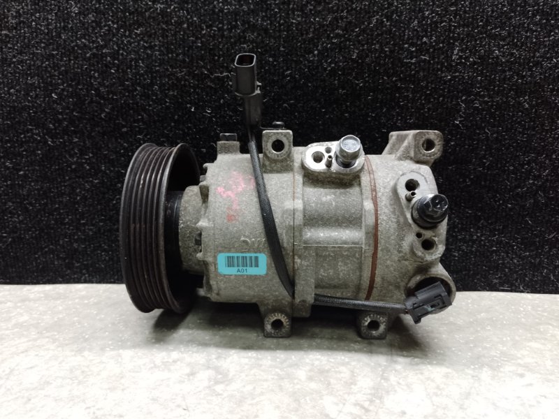 Компрессор кондиционера HYUNDAI ACCENT RB 10- 2014 ХЭТЧБЭК 1.6 G4FD 97701-1R100 Б/У