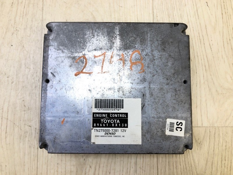 Блок управления двигателем TOYOTA SOLARA 03-09 2003 2.4 2AZFE 89661-0X130 Б/У