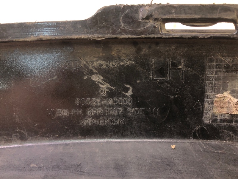 Накладка бампера передняя левая OPTIMA TF 11-16 Накладка бампера передняя левая OPTIMA TF 11-16