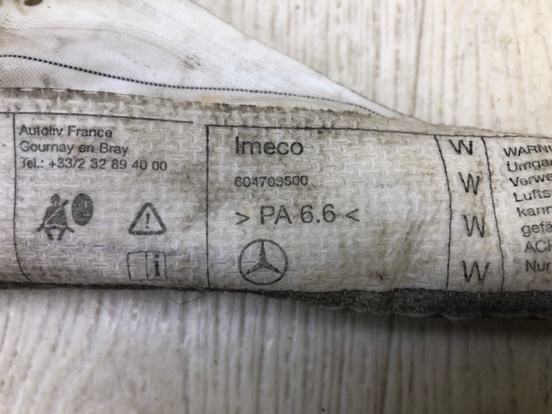 Подушка безопасности (штора) левая C-CLASS W204 07-14 2007 M272947 3.0L