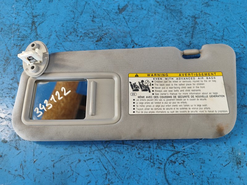 Козырек солнцезащитный левый LEXUS CT200 11-17 2012 1.8 2ZRFXE 7432076020B0 Б/У