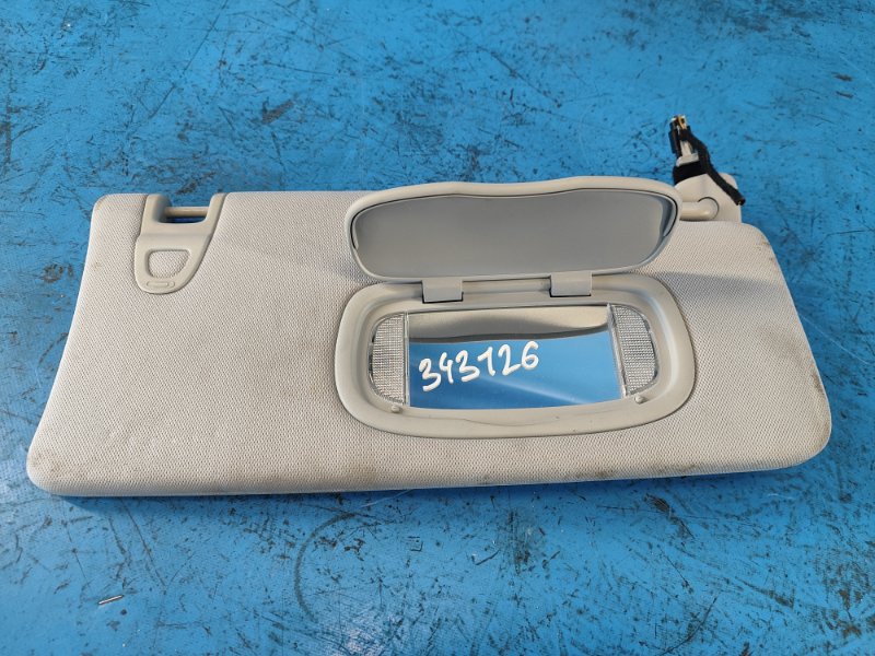 Запчасть козырек солнцезащитный правый JEEP COMPASS 17-21 2018 2.4 EDD 5SY75PS4AB Б/У Козырек солнцезащитный правый JEEP COMPASS 17-21 2018 2.4 EDD 5SY75PS4AB Б/У