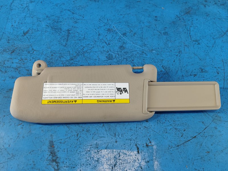 Козырек солнцезащитный правый SUZUKI KIZASHI 09-14 J24B Козырек солнцезащитный правый SUZUKI KIZASHI 09-14 J24B