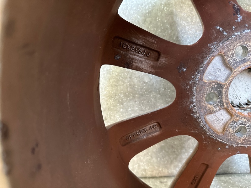 Диск R16 FORESTER SG 02-07 2005 2.5 EJ253