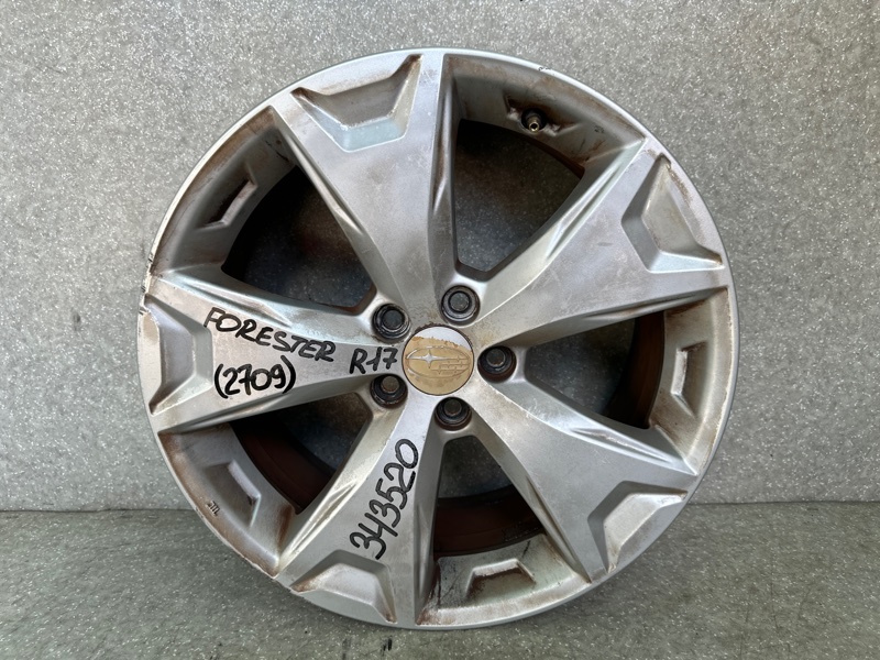 Диск R17 SUBARU FORESTER 12-19 2015 2.5 FB25B 28111SG030 Б/У