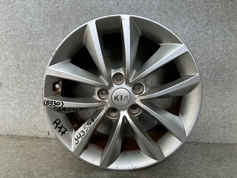 Диск R17 KIA SORENTO UM 14- 2015 2.4 G4KJ 52910-C5110 Б/У