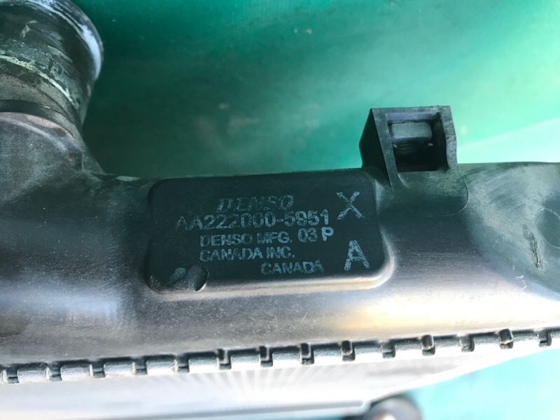 Радиатор основной ACURA MDX (YD2) 06-13 3.7 J37A1