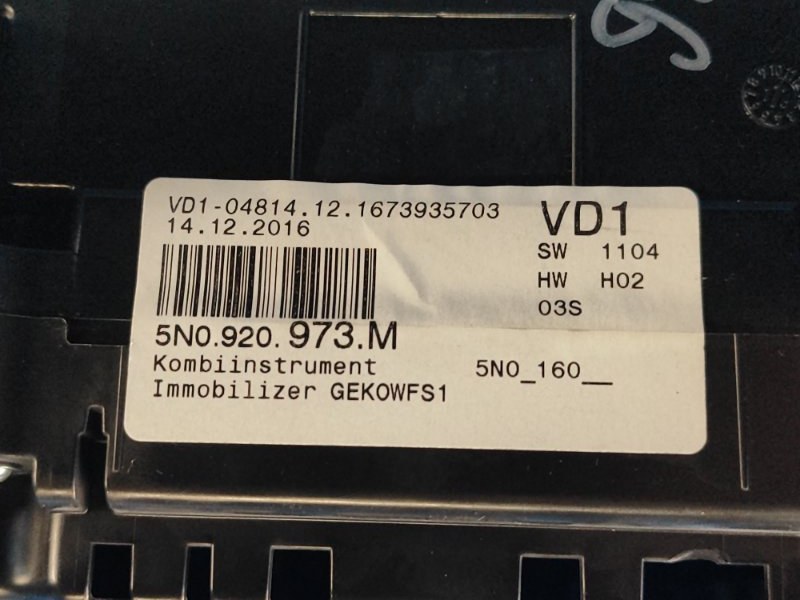 Панель приборов TIGUAN 08-17 2017 2.0 CCTA