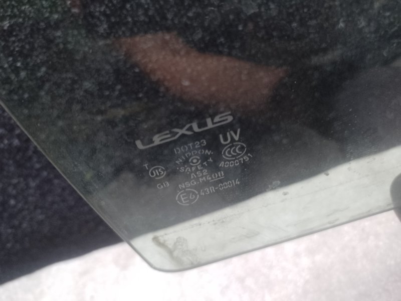 Стекло двери заднее правое ES350 06-12 2009 Седан 3.5