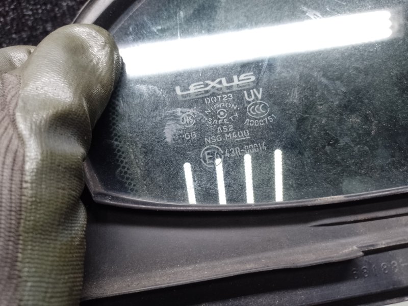 Стекло двери глухое заднее правое ES350 06-12 2009 Седан 3.5