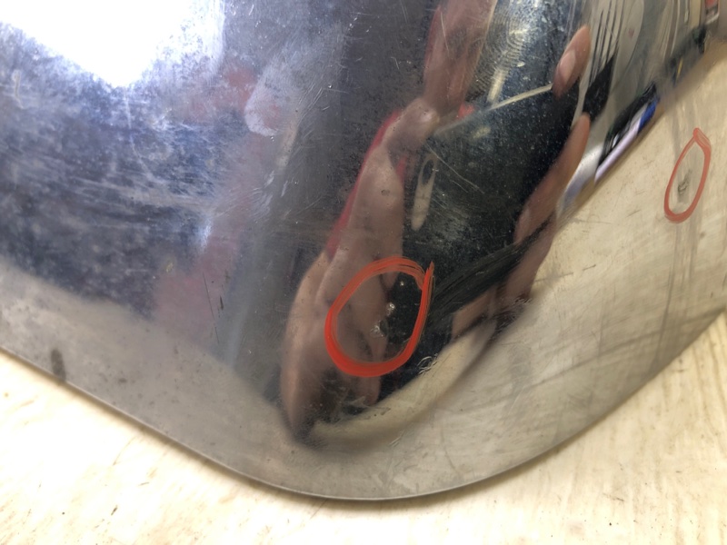 Накладка зеркала левая EDGE 06-14