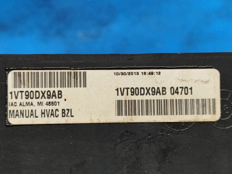 Накладка в салоне DODGE GRAND CARAVAN 08- 3.6 ERB