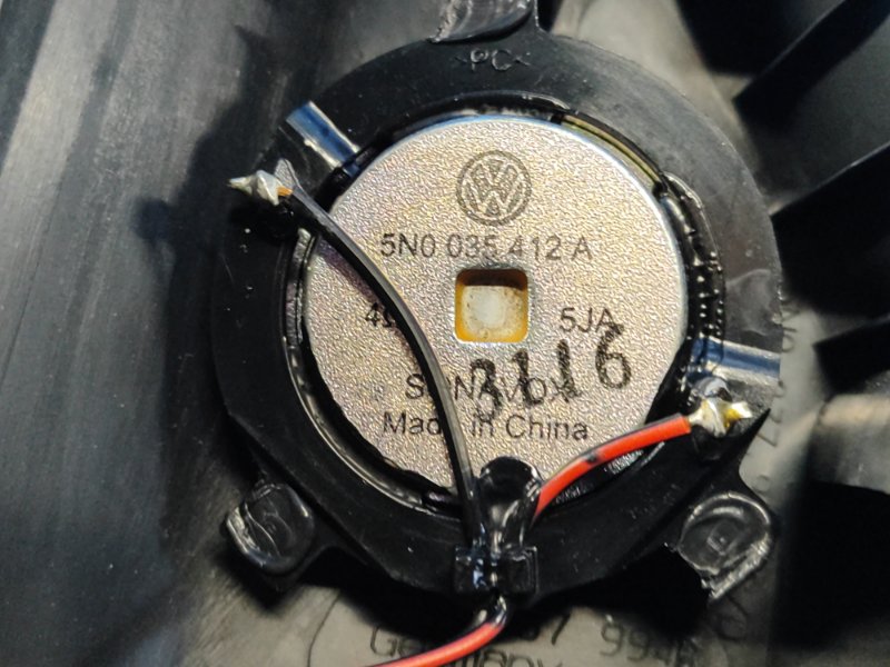 Динамик высокочастотный передний правый TIGUAN 08-17 2017 2.0 CCTA