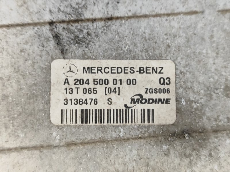 Радиатор интеркулера C-CLASS W204 07-14 Радиатор интеркулера C-CLASS W204 07-14