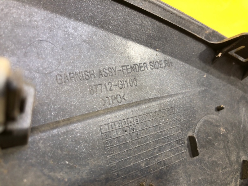 Накладка крыла (расширитель арки) правая IONIQ 5  21-