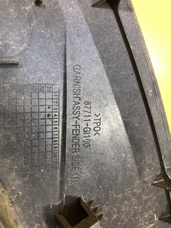 Накладка крыла (расширитель арки) левая IONIQ 5  21-