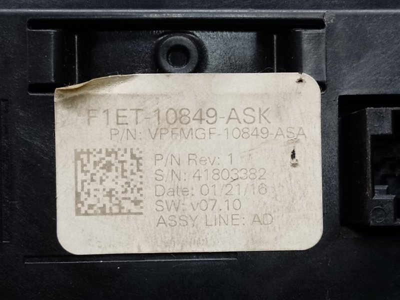 Панель приборов FOCUS 10-18 2016 C20HDTX 2.0L EcoBoost