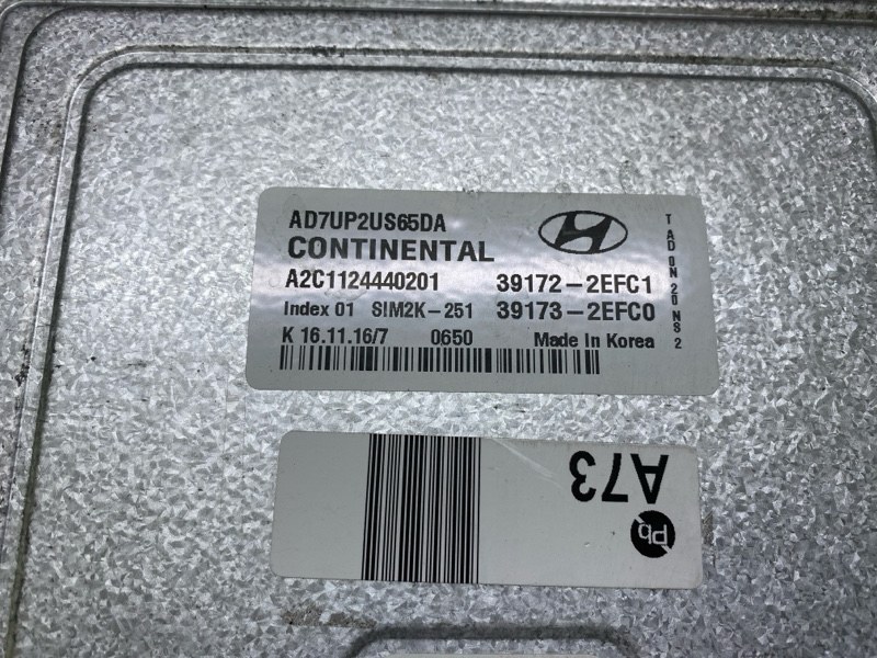 Блок управления двигателем ELANTRA AD 16- 2017 2.0 G4NH Блок управления двигателем ELANTRA AD 16- 2017 2.0 G4NH