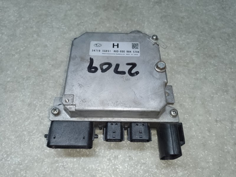 Блок управления электроусилителем руля SUBARU FORESTER 12-19 2015 2.5 FB25B 34710SG051 Б/У