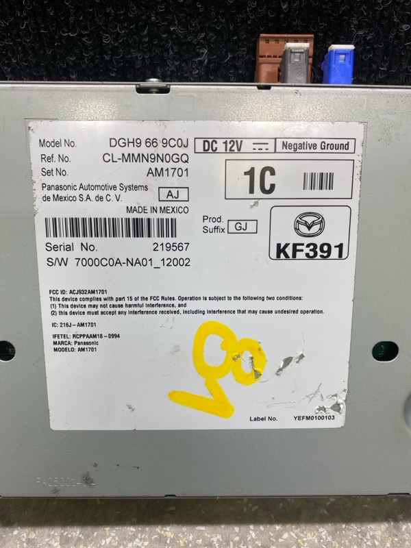 Магнитола MAZDA CX-30 19- 2.5L Магнитола MAZDA CX-30 19- 2.5L