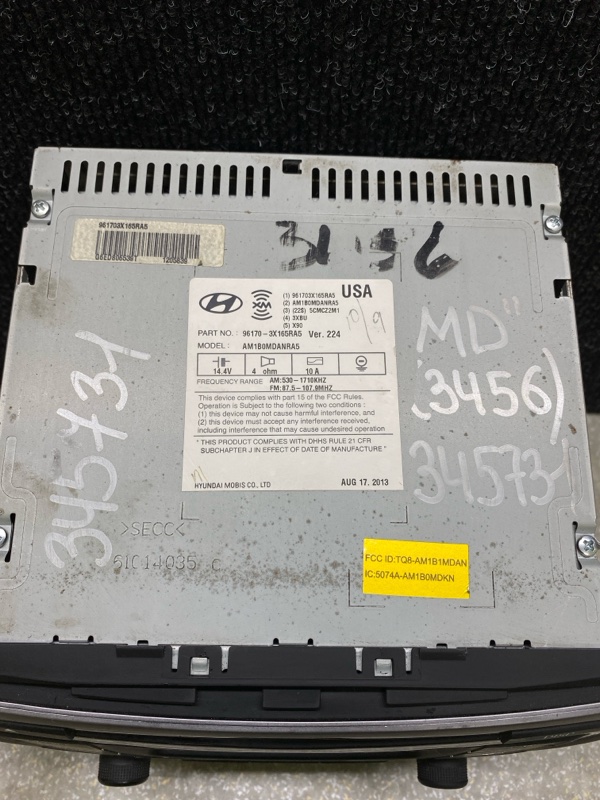 Магнитола ELANTRA MD 10-15 2013 1.8 G4NB