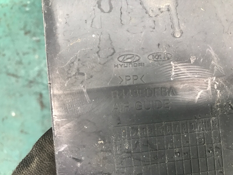 Дефлектор радиатора правый ELANTRA AD 16- 2016 2.0 G4NH