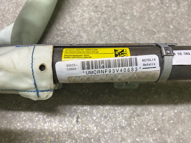 Подушка безопасности (штора) правая SORENTO UM 14- 2015 2.4 G4KJ