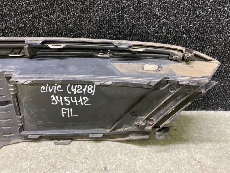 Накладка бампера передняя левая CIVIC FC/FK 15- 2019 2.0L 4