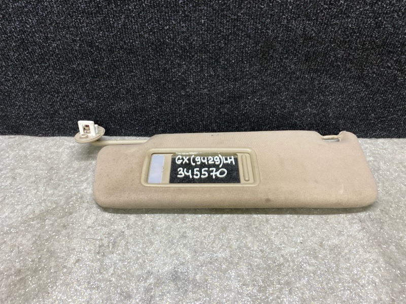Козырек солнцезащитный левый LEXUS GX470 02-09 2004 4.7 2UZFE 74320-6A040-A0 Б/У