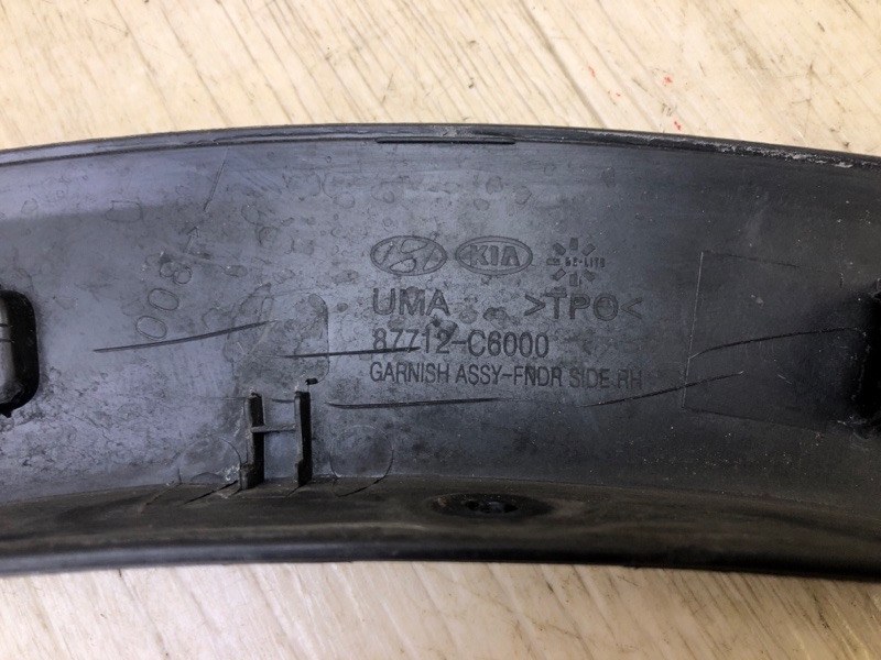 Накладка крыла (расширитель арки) передняя правая SORENTO UM 14- 2017 2.4 G4KJ