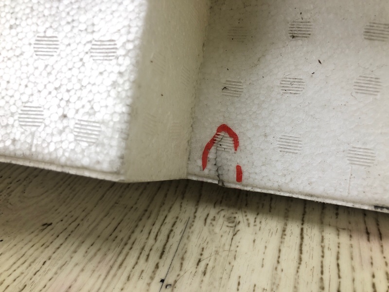 Наполнитель бампера задний FX S50 03-08