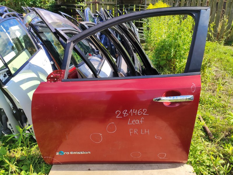 Дверь передняя левая NISSAN LEAF 10-17 H010A-3NAMA Б/У