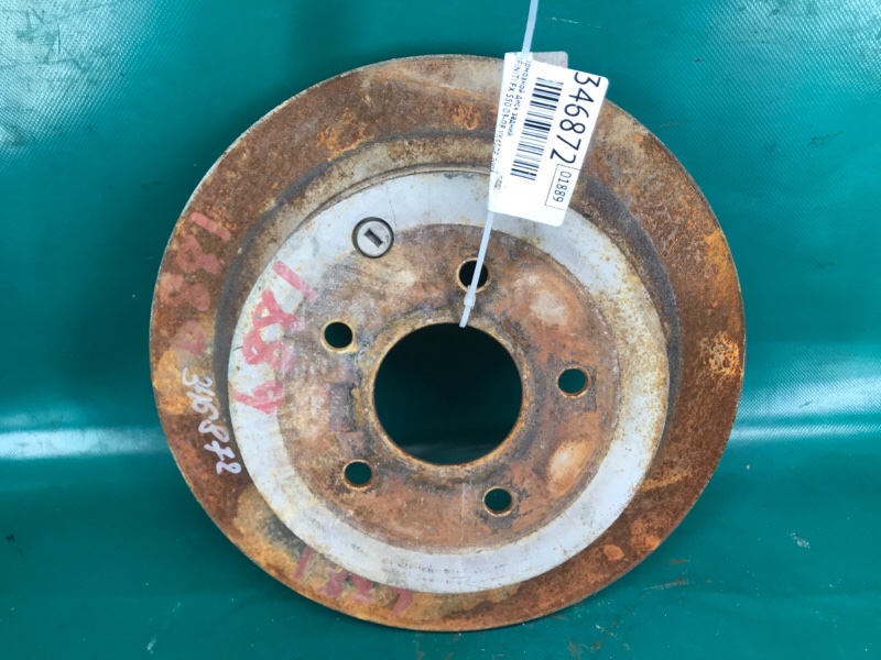 Тормозной диск задний INFINITI FX S50 03-08 2003 VK45DE 43206CA000 Б/У