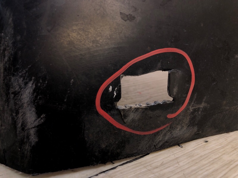 Подкрылок задний правый MDX (YD2) 06-13 2008 3.7