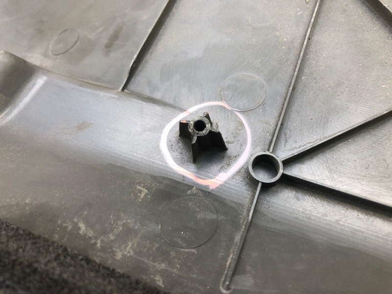 Накладка замка капота ES350 06-12 2006 3.5 2GR-FE