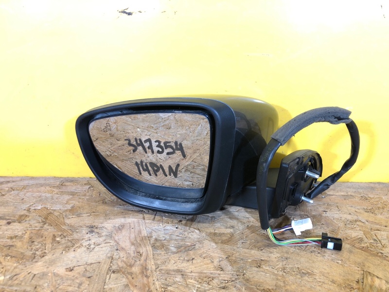 Запчасть зеркало левое NISSAN LEAF 18- 96302-5SH0D Б/У Зеркало левое NISSAN LEAF 18- 96302-5SH0D Б/У